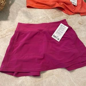 Lululemon pace rival MR skirt long NWT